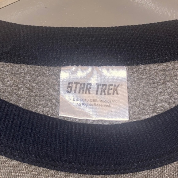 Star Trek olive green pullover sweater - Picture 3 of 5